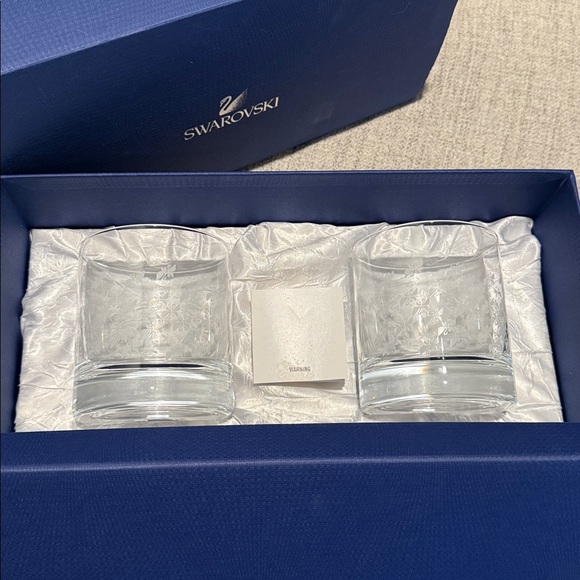 Swarovski Glasses/ Whiskey Glasses/ Tumblers- Set of 2 - Picture 6 of 10